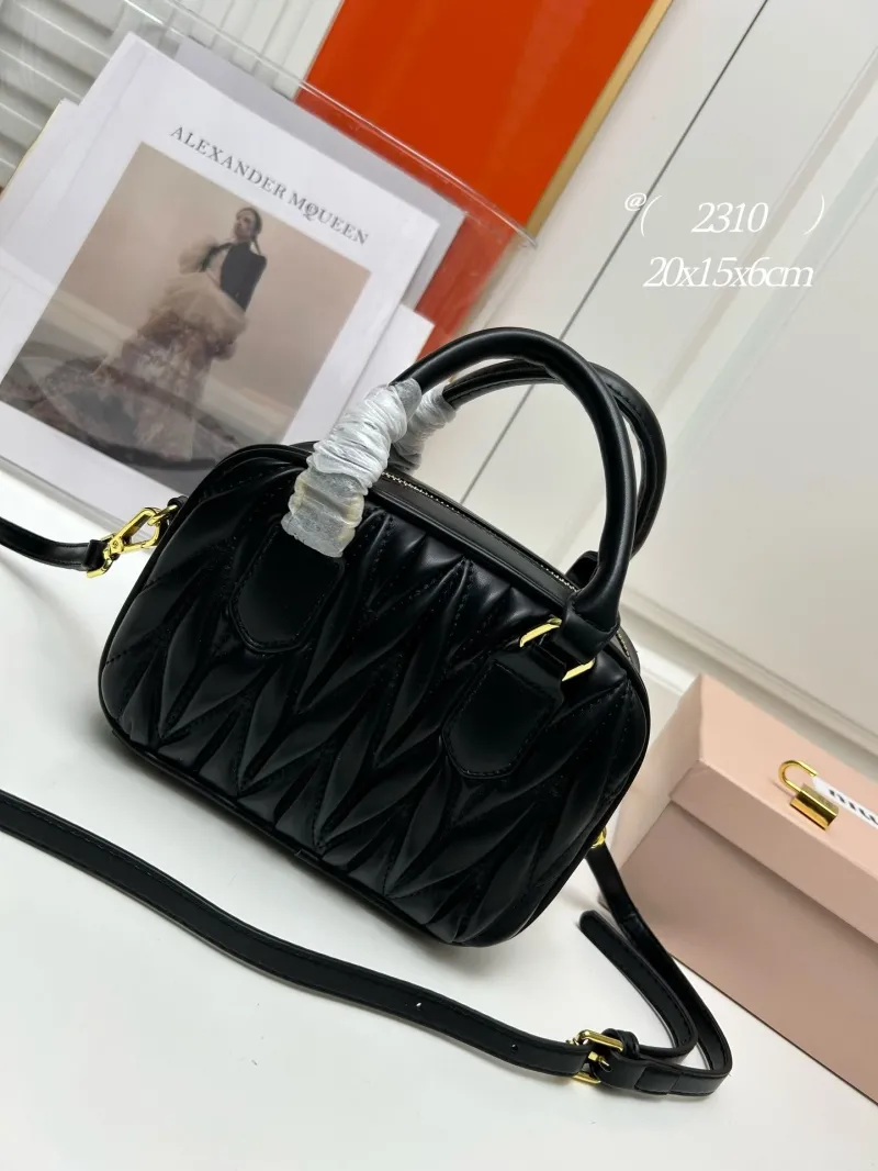 Alternative view of Miu Miu Black Top Handle Crossbody Bag 2310