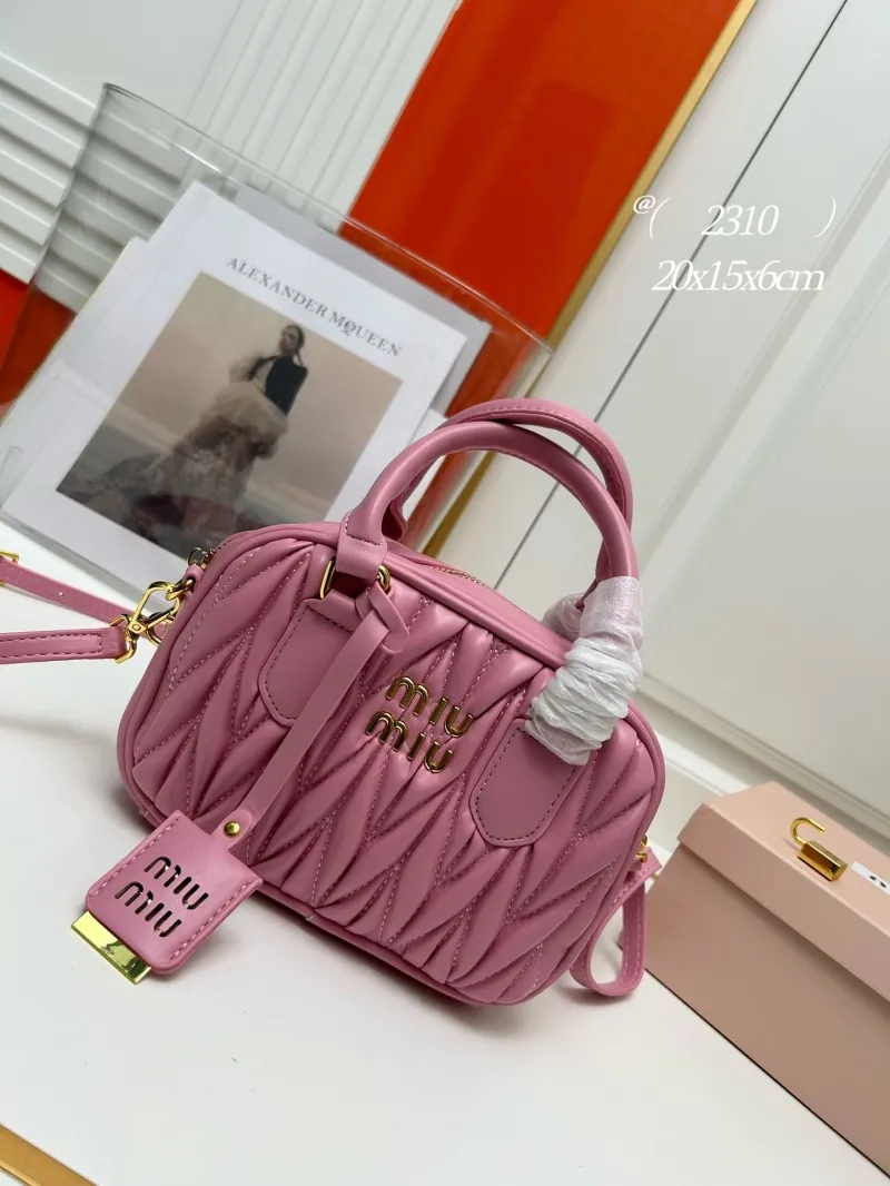 Miu Miu Pink Top Handle Crossbody Bag 2310