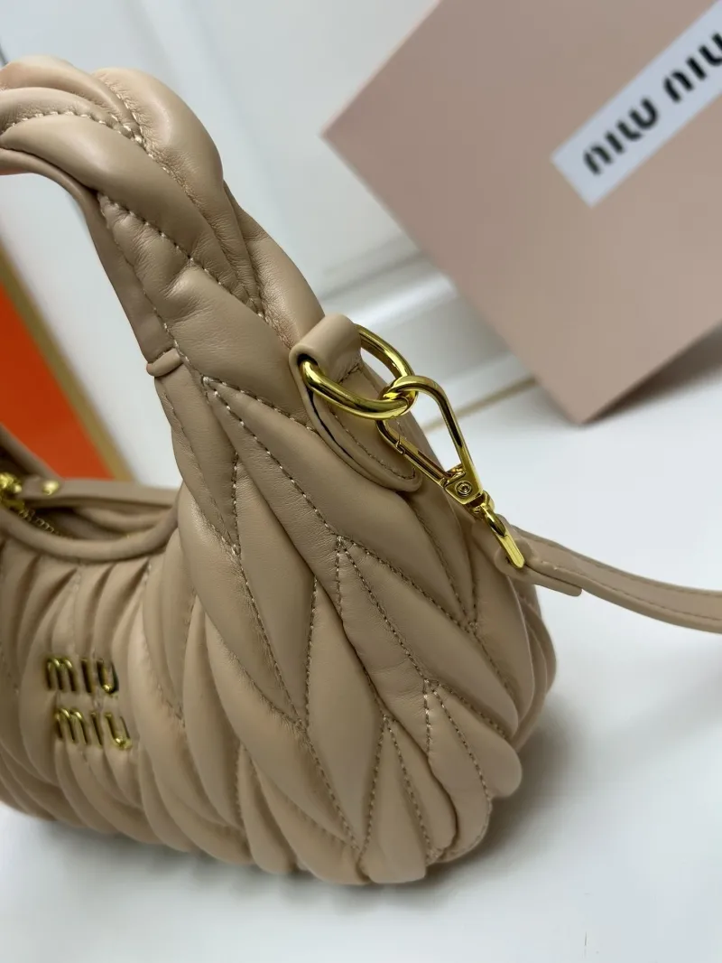 Miu Miu Beige Top Handle Crossbody Bag 2178 - Image 5