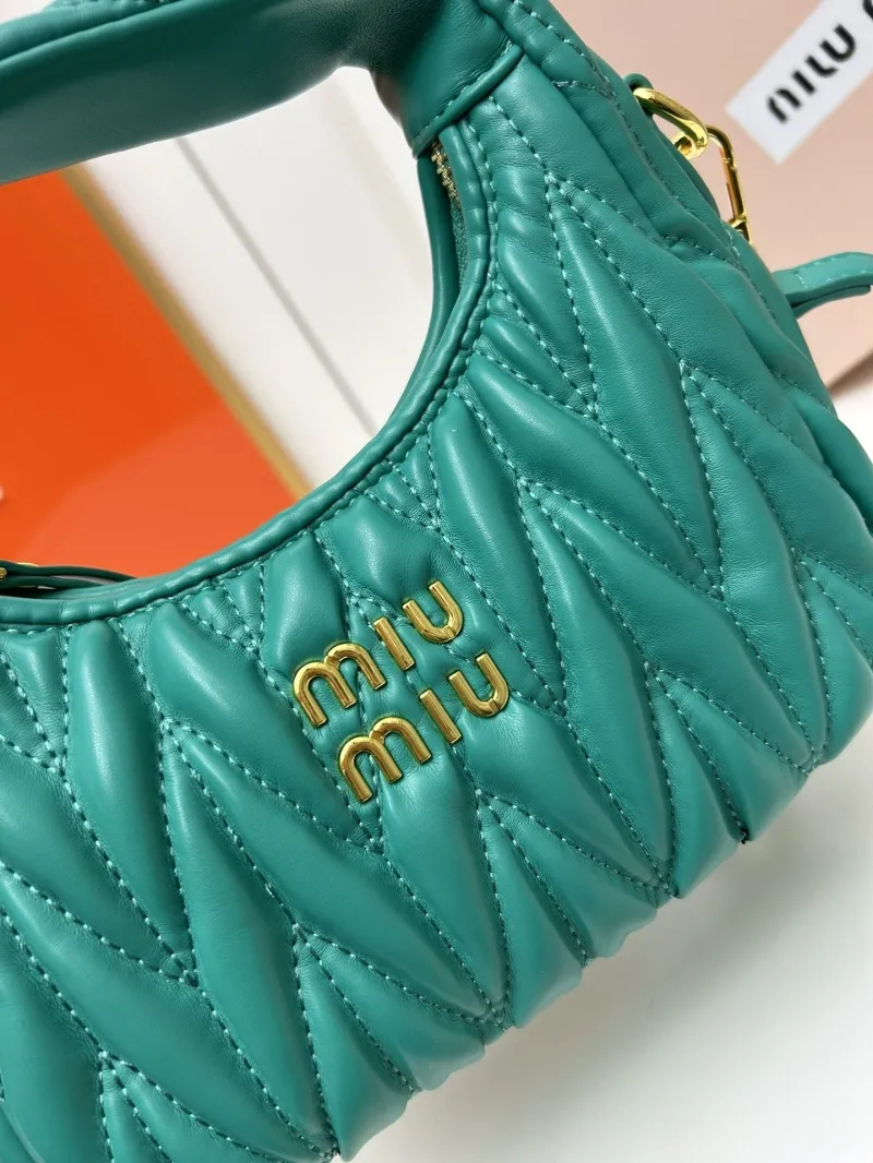 Miu Miu Green Top Handle Crossbody Bag 2178 - Image 4
