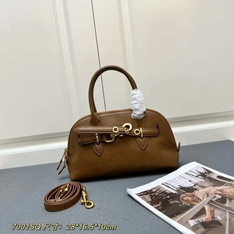 MIU MIU Brown 7001SQ Top Handle Bag