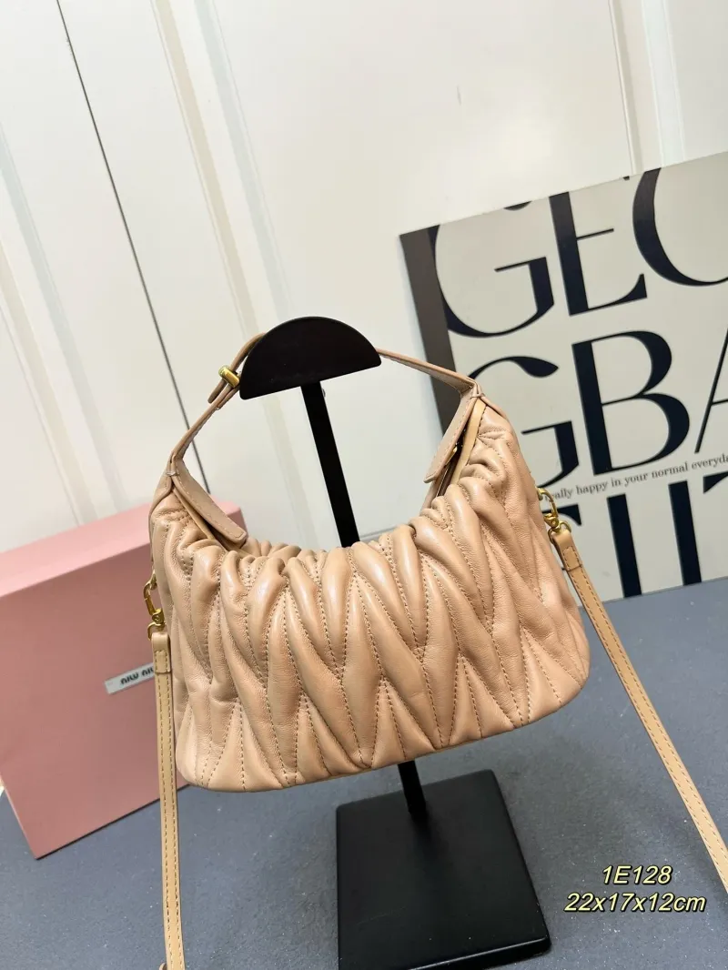 Alternative view of Miu Miu Beige Top Handle Crossbody Bag 1E128