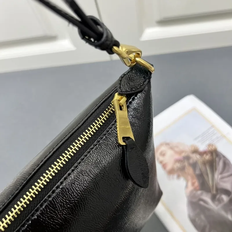 MIU MIU Black Top Handle Bag 344 - Image 7