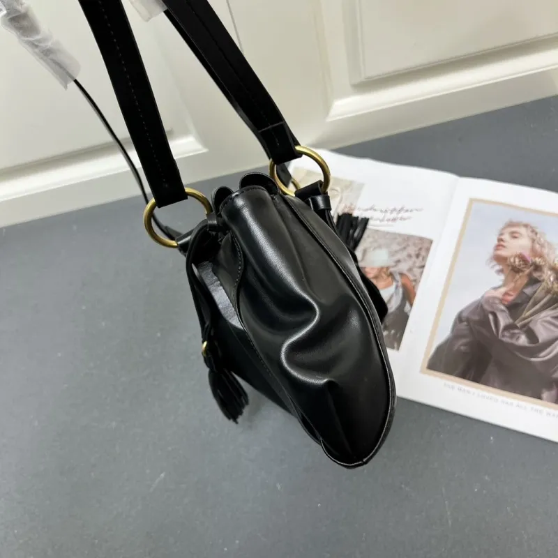 MIU MIU Black Leather Top Handle Bag 5BG306 - Image 3