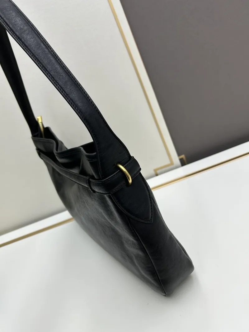 MIU MIU Black Leather Top Handle Bag - Image 3
