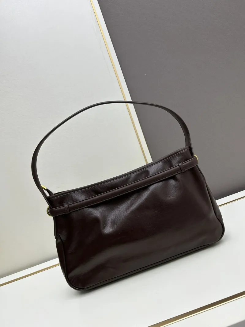 Alternative view of MIU MIU Dark Brown Top Handle Shoulder Bag 351