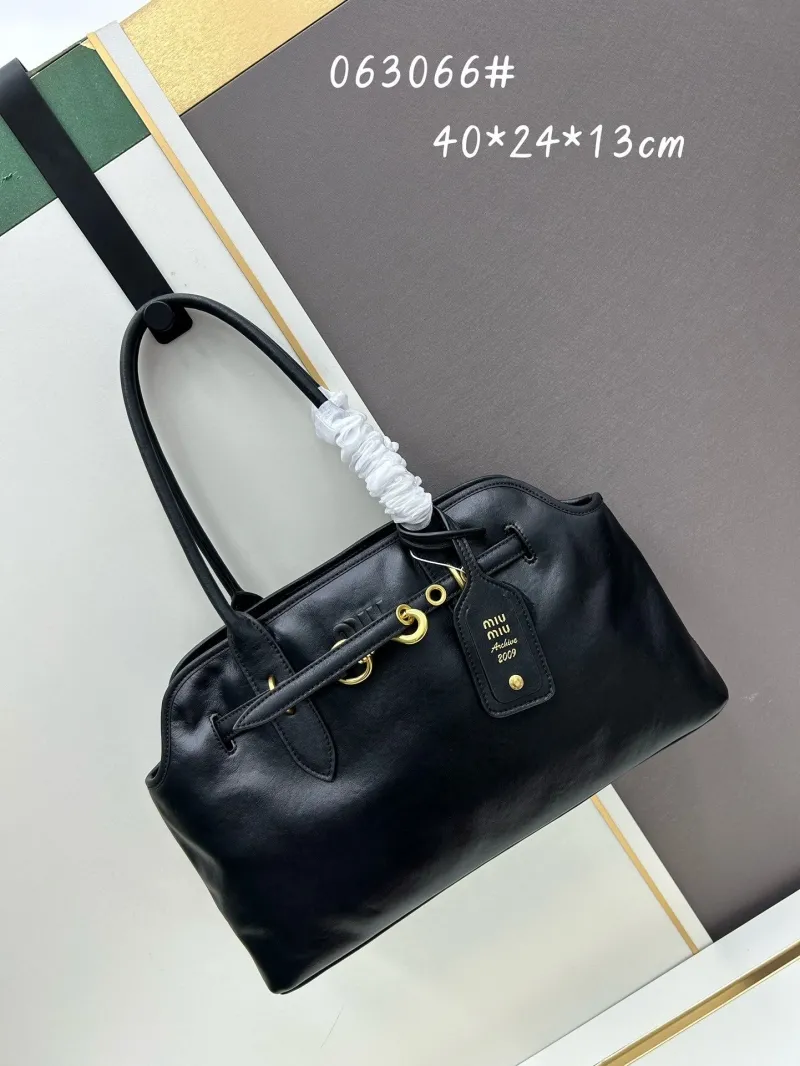 Miu Miu Black Top Handle Bag 063066
