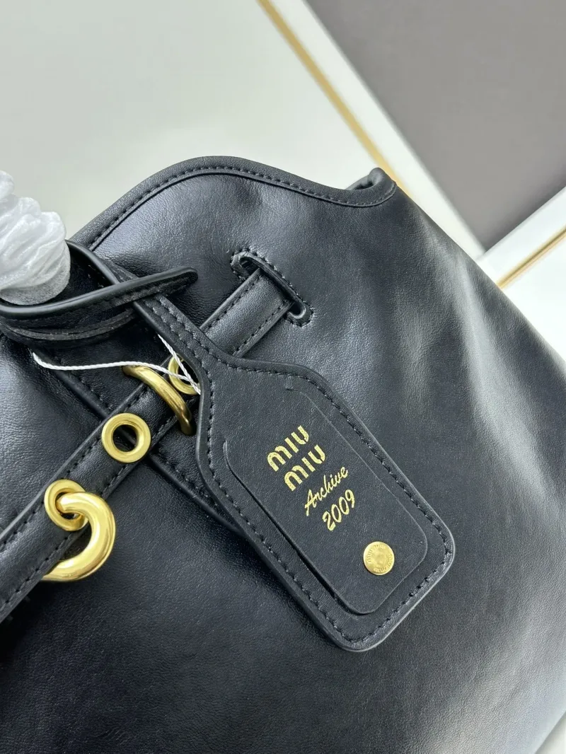Miu Miu Black Top Handle Bag 063066 - Image 6