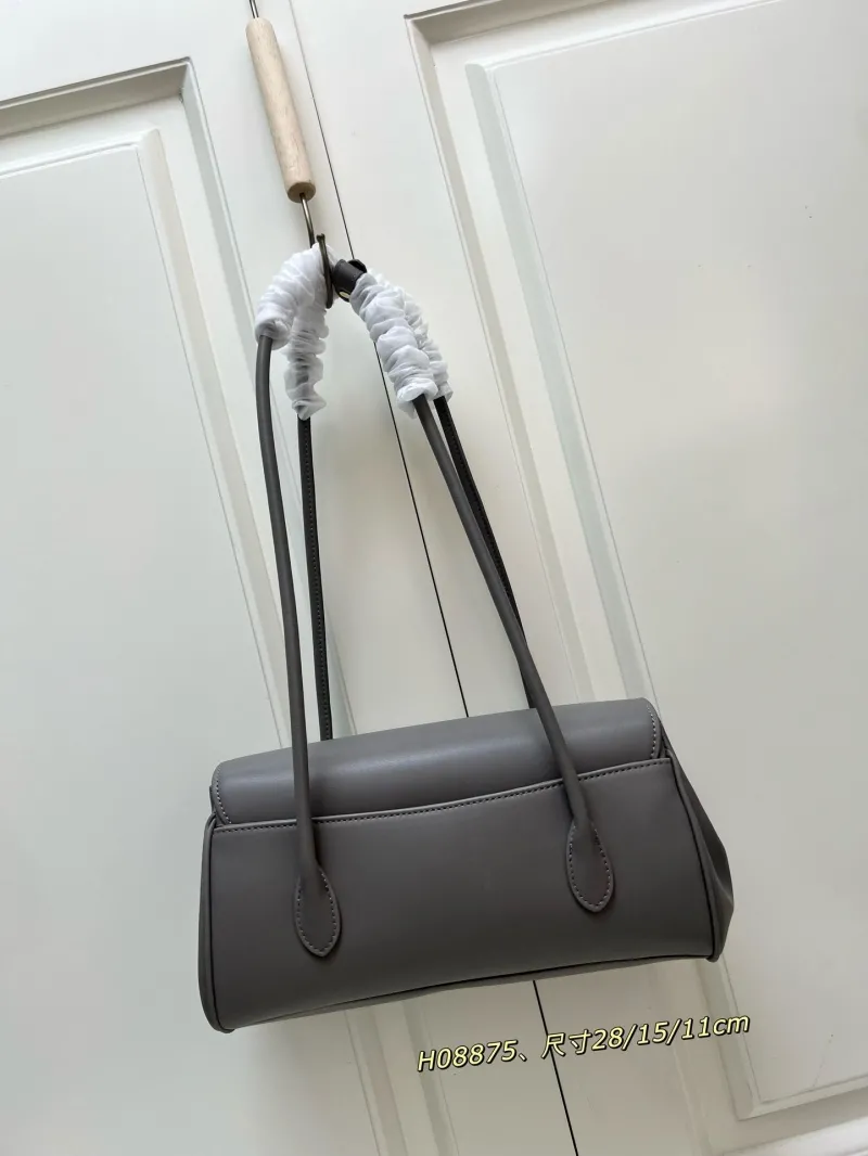 Alternative view of MIU MIU Gray Leather Top Handle Shoulder Bag H08875