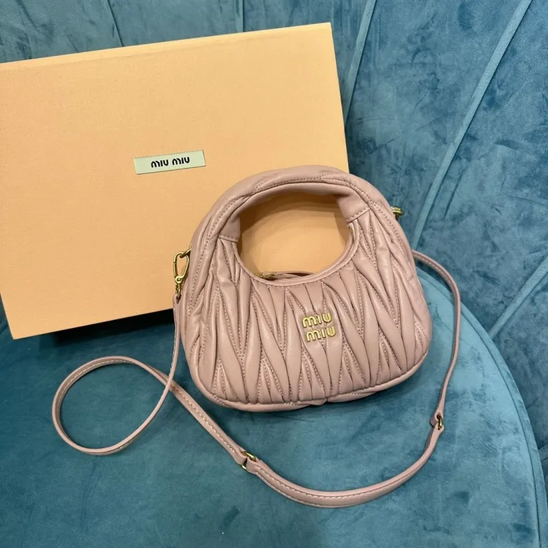 Miu Miu Blush Pink Top Handle Crossbody Bag 371