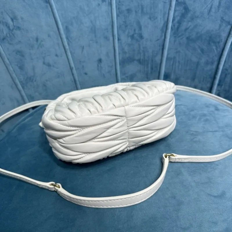 Miu Miu White Top Handle Crossbody Bag 375 - Image 6