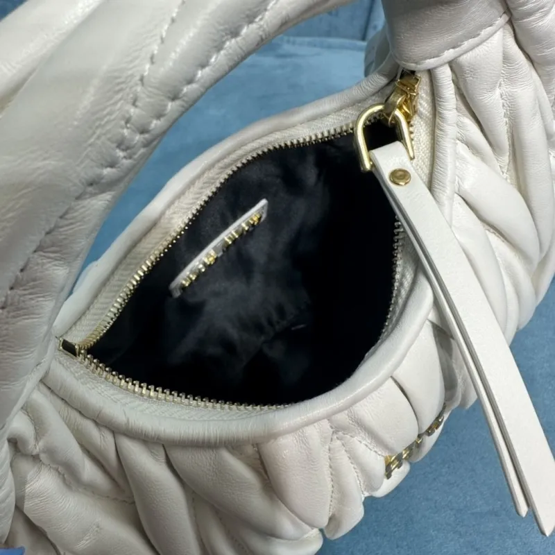 Miu Miu White Top Handle Crossbody Bag 375 - Image 7