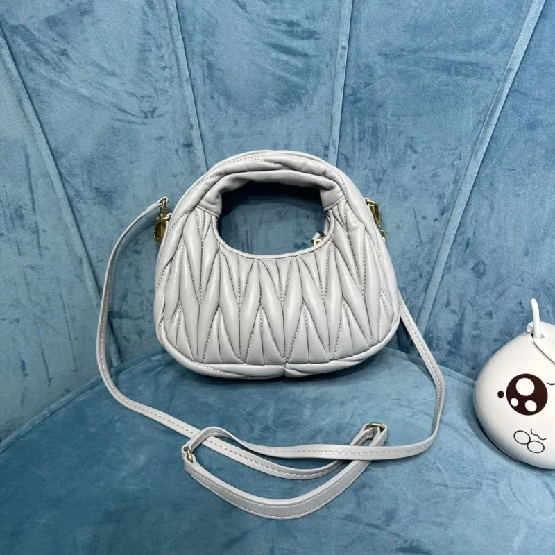 Alternative view of Miu Miu Light Gray Top Handle Crossbody Bag 376