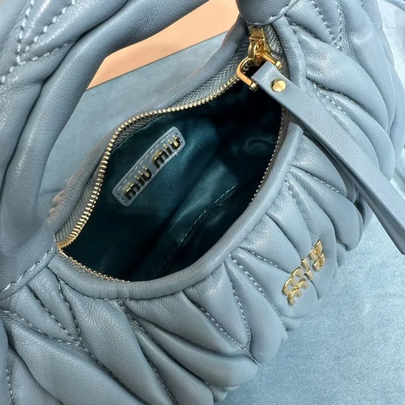 Miu Miu Blue Top Handle Crossbody Bag 377 - Image 6