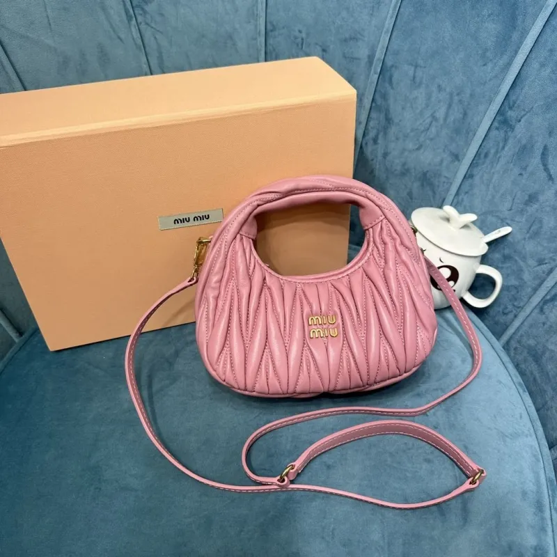 Miu Miu Pink Top Handle Crossbody Bag 378