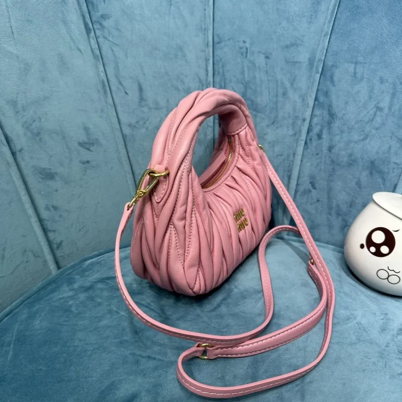 Miu Miu Pink Top Handle Crossbody Bag 378 - Image 3