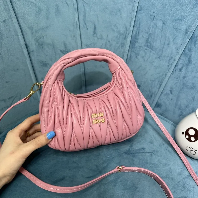 Miu Miu Pink Top Handle Crossbody Bag 378 - Image 5