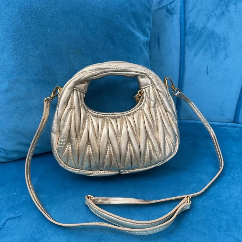 Alternative view of Miu Miu Gold Mini Top Handle Crossbody Bag