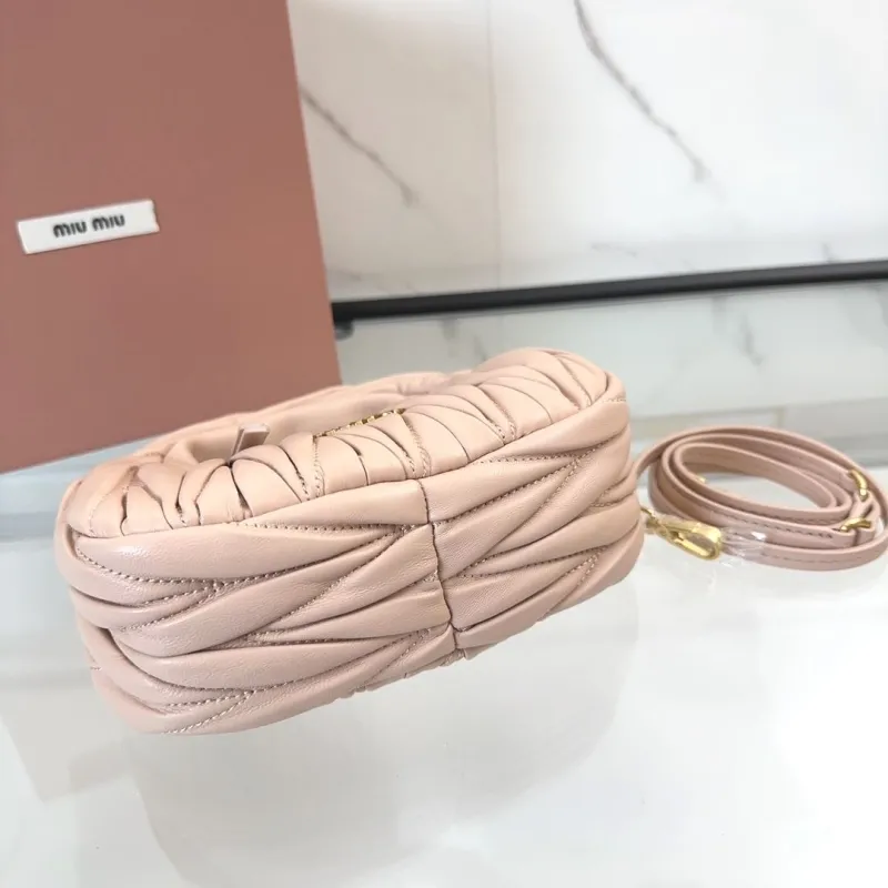 Miu Miu Pink Mini Top Handle Crossbody Bag - Image 6