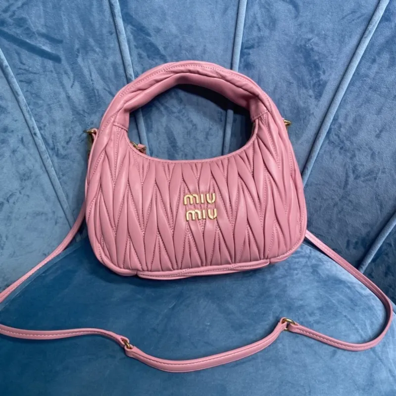 Miu Miu Pink Top Handle Crossbody Bag 381