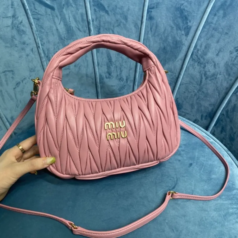 Miu Miu Pink Top Handle Crossbody Bag 381 - Image 5