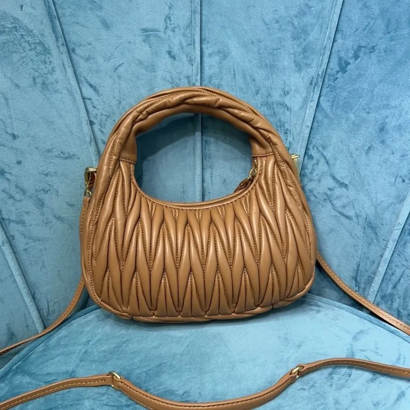 Alternative view of Miu Miu Brown Matelassé Top Handle Crossbody Bag 387