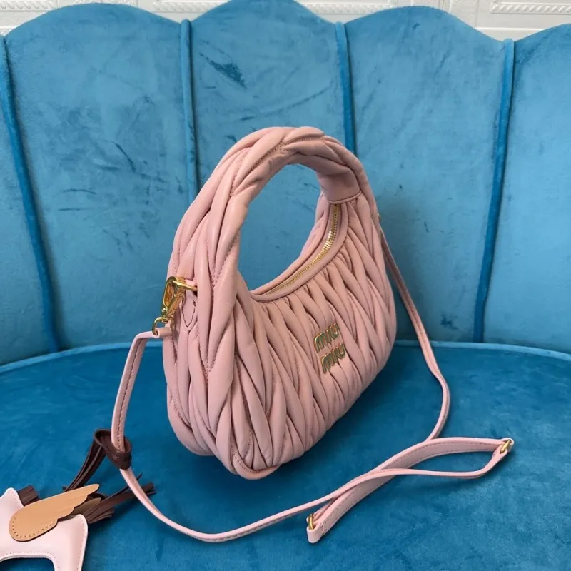 Miu Miu Pink Top Handle Crossbody Bag - Image 3