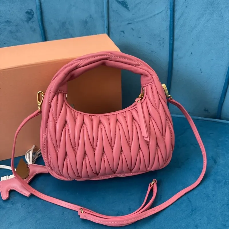 Alternative view of Miu Miu Pink Matelassé Top Handle Crossbody Bag 391