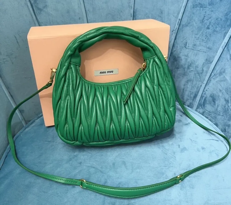 Alternative view of Miu Miu Green Top Handle Crossbody Bag