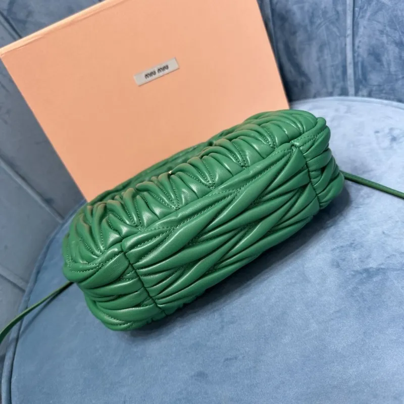 Miu Miu Green Top Handle Crossbody Bag - Image 9