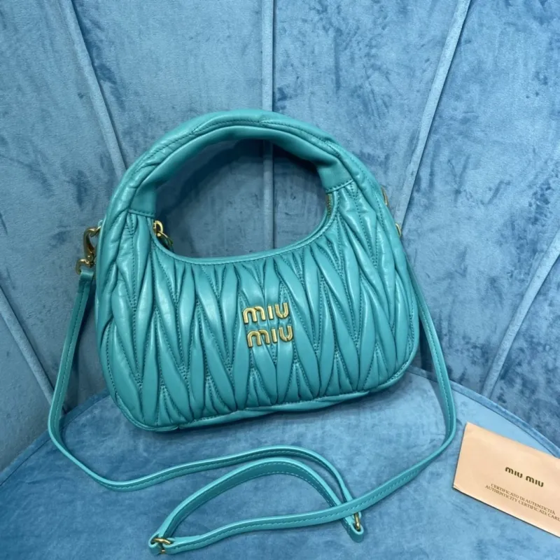 Miu Miu Turquoise Top Handle Crossbody Bag 394