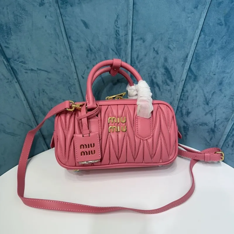 Miu Miu Pink Top Handle Crossbody Bag