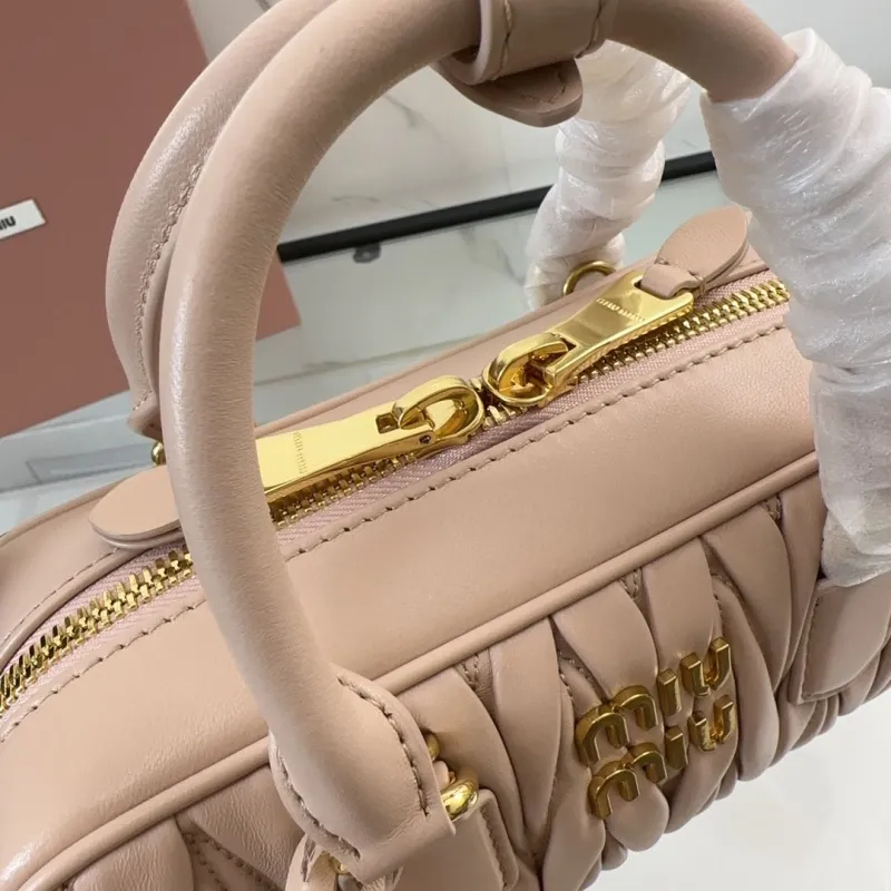 Miu Miu Nude Pink Top Handle Crossbody Bag 408 - Image 5