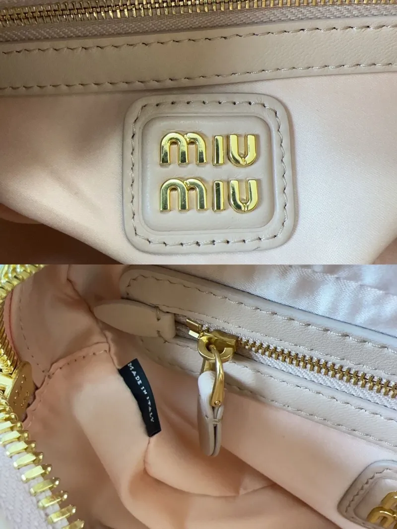 Miu Miu Nude Pink Top Handle Crossbody Bag 408 - Image 8