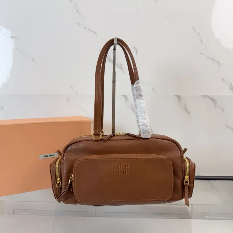 Miu Miu Brown Top Handle Bag 414