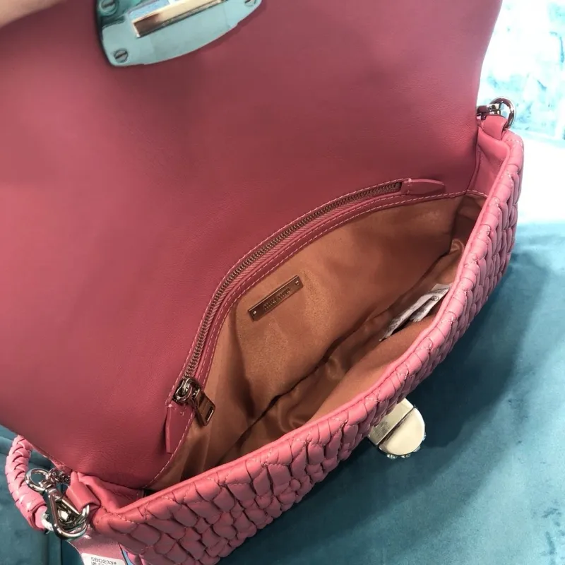 Miu Miu Pink Crystal Top Handle Bag 420 - Image 8