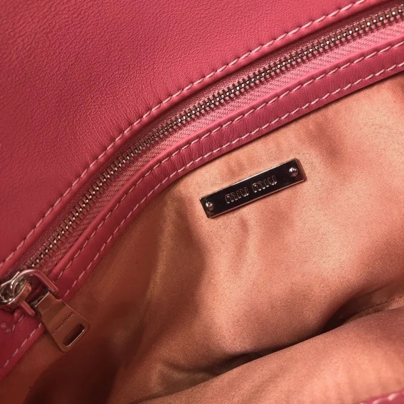 Miu Miu Pink Crystal Top Handle Bag 420 - Image 9