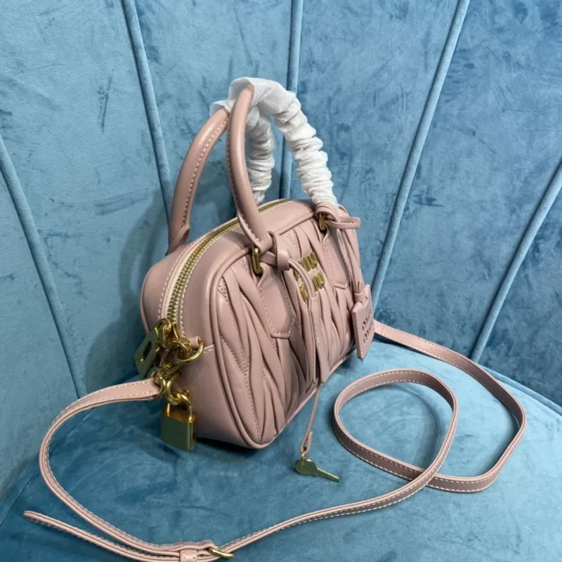 Miu Miu Pink Top Handle Crossbody Bag 429 - Image 3