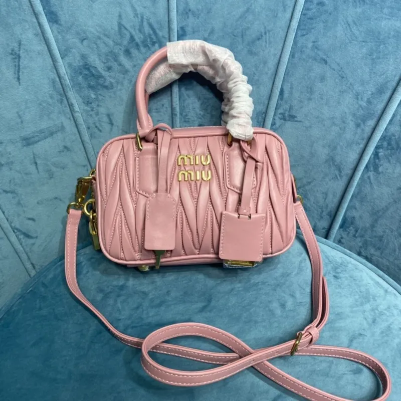 Miu Miu Pink Top Handle Crossbody Bag 432