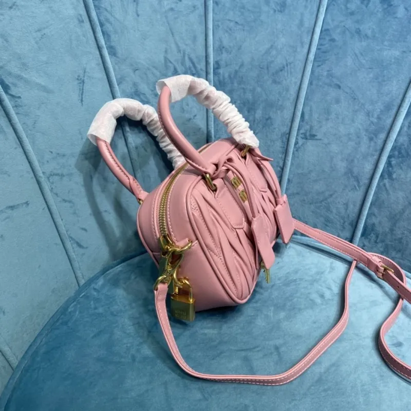 Miu Miu Pink Top Handle Crossbody Bag 432 - Image 3