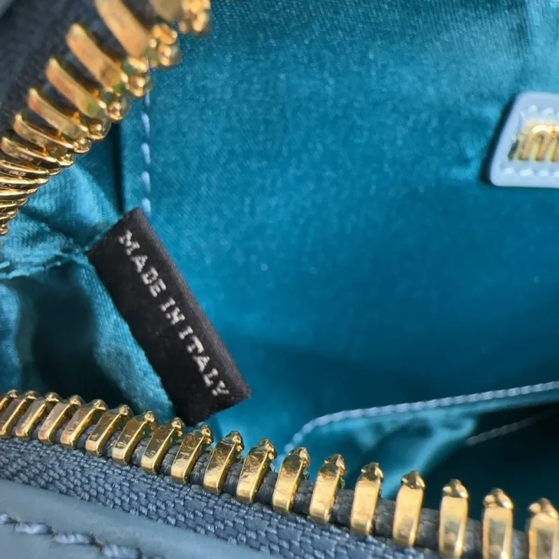 Miu Miu Blue Top Handle Crossbody Bag - Image 9