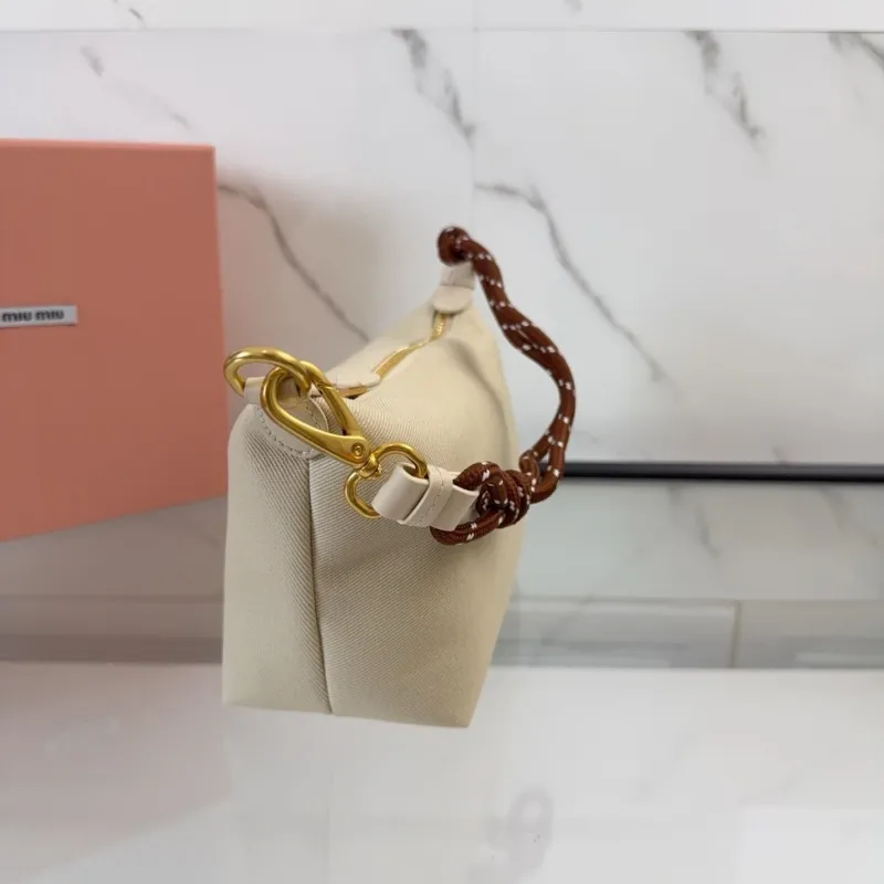 Miu Miu Beige Top Handle Bag 442 - Image 3