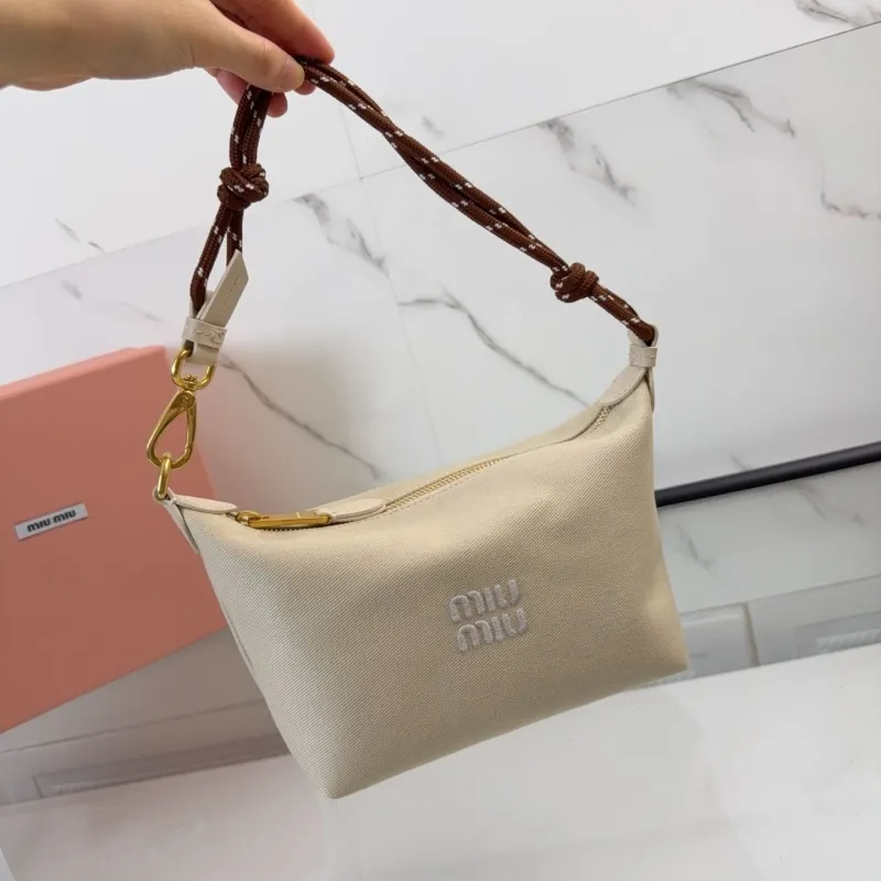 Miu Miu Beige Top Handle Bag 442 - Image 6