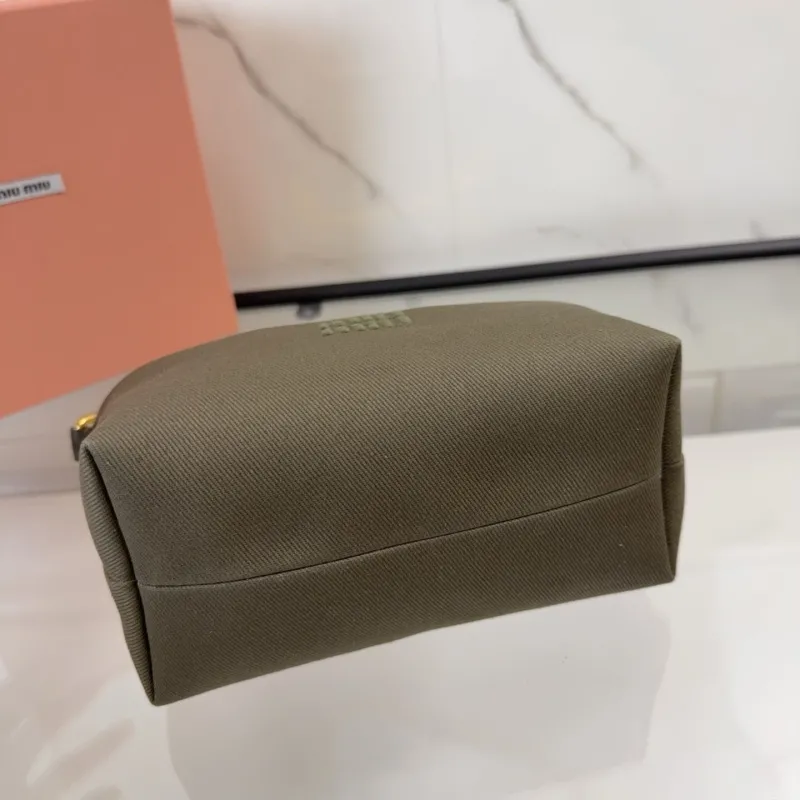 Miu Miu Olive Green Top Handle Bag - Image 9
