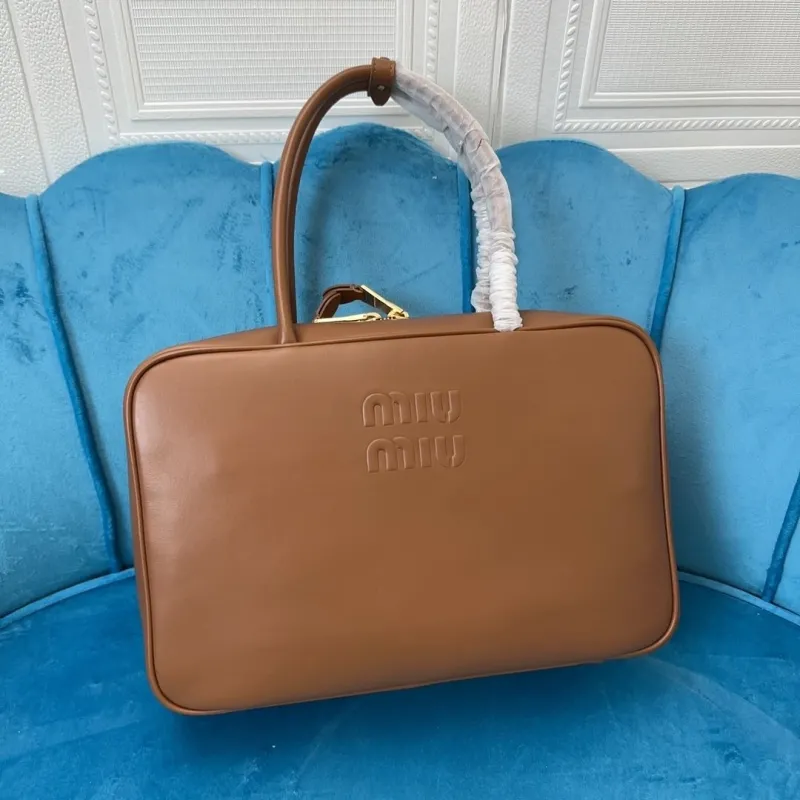 MIU MIU Brown Top Handle Bag 445