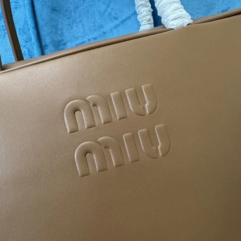 MIU MIU Brown Top Handle Bag 445 - Image 4