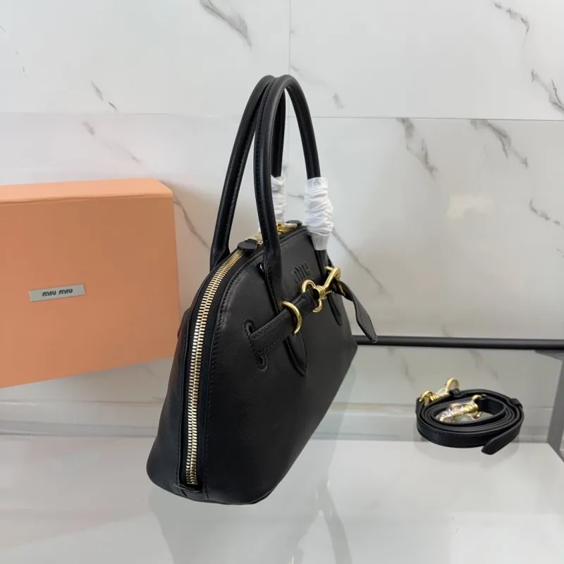 Miu Miu Black Top Handle Bag 451 - Image 3