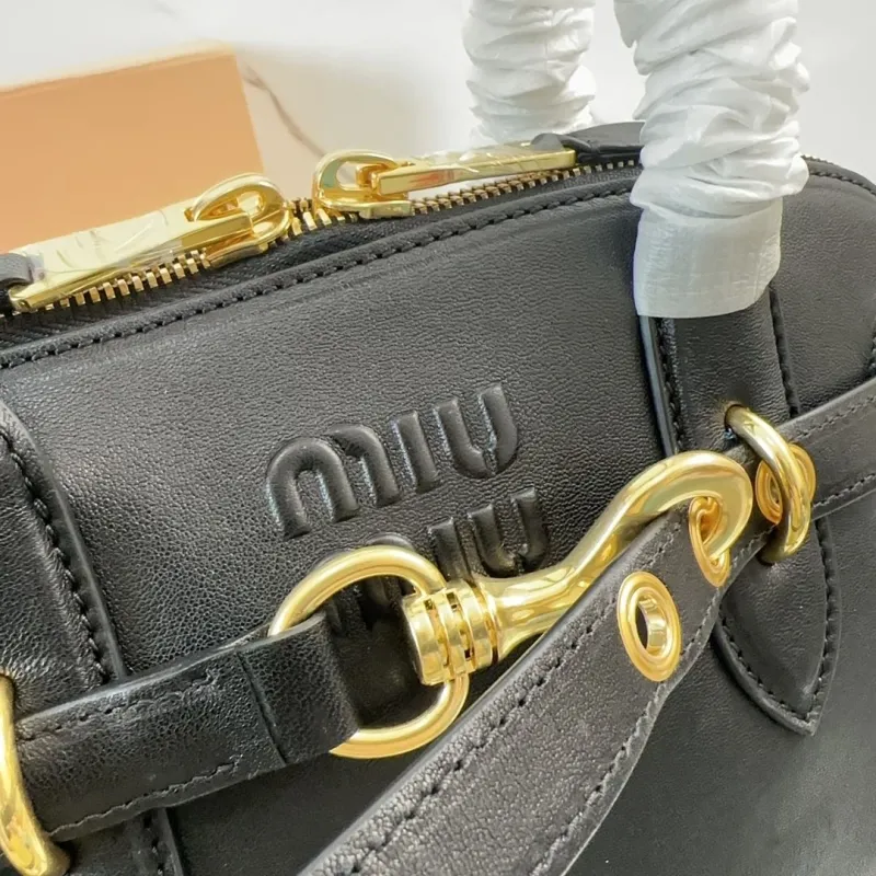 Miu Miu Black Top Handle Bag 451 - Image 4