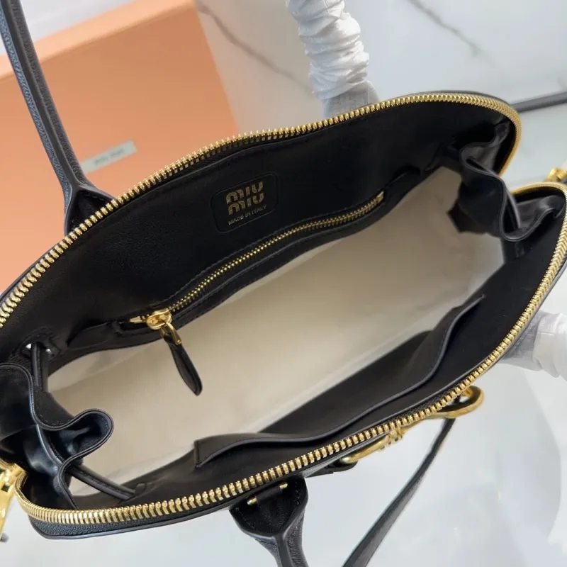 Miu Miu Black Top Handle Bag 451 - Image 6