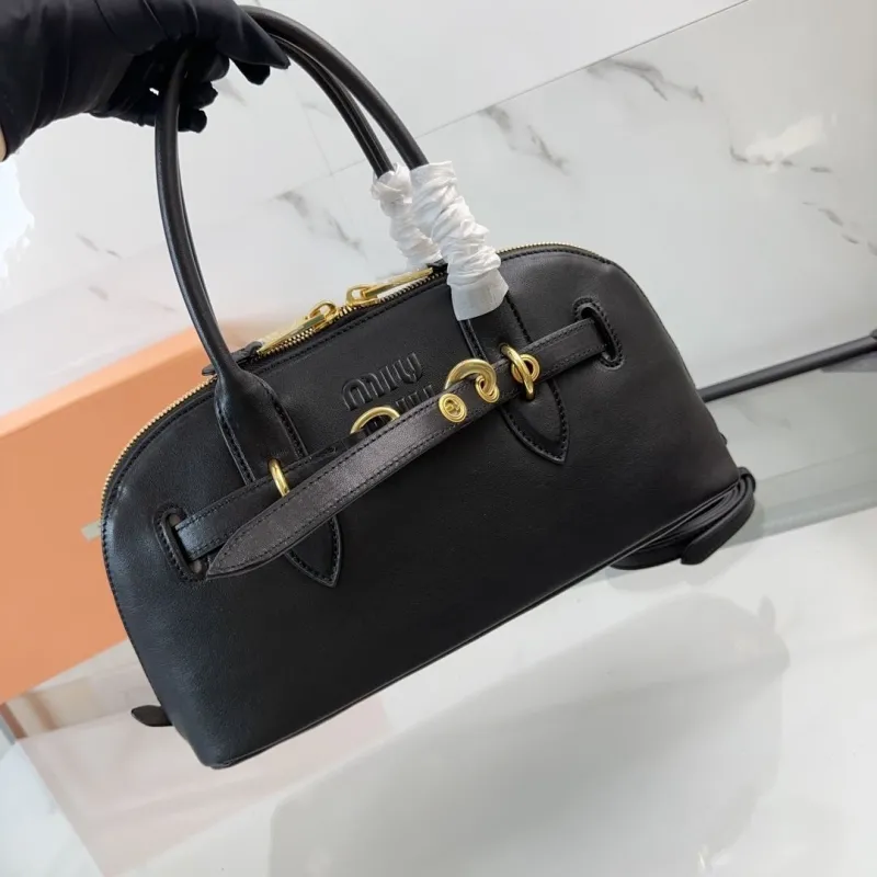 Miu Miu Black Top Handle Bag 451 - Image 8